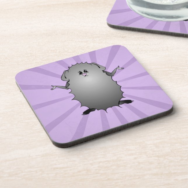 Porta-copo Abyssinian Guiné Pig Comic (Left Side)