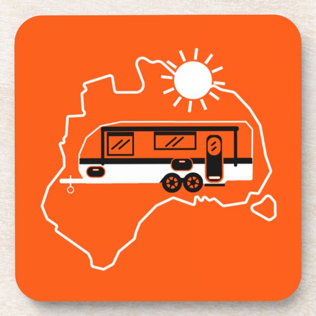 Porta-copo Acampamento Caravan australiano (Frente)