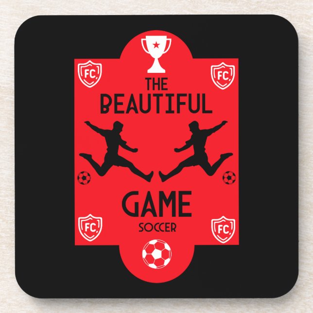 Porta-copo Acessórios de futebol (Frente)