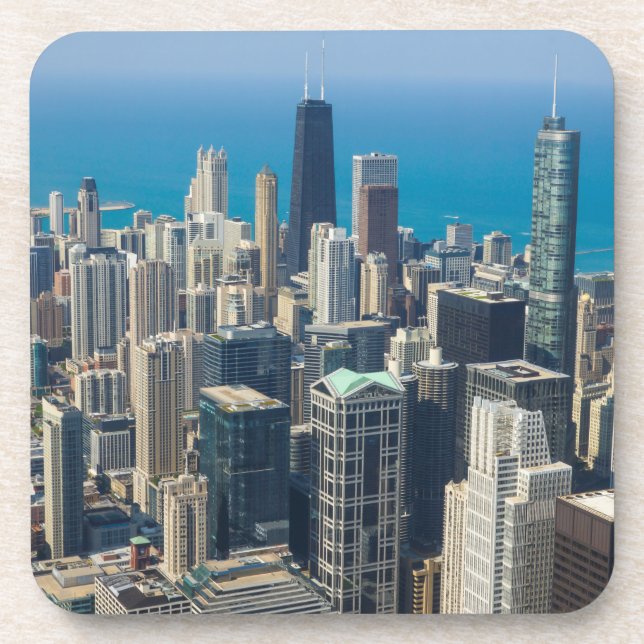 Porta-copo Acima de Chicago (Frente)