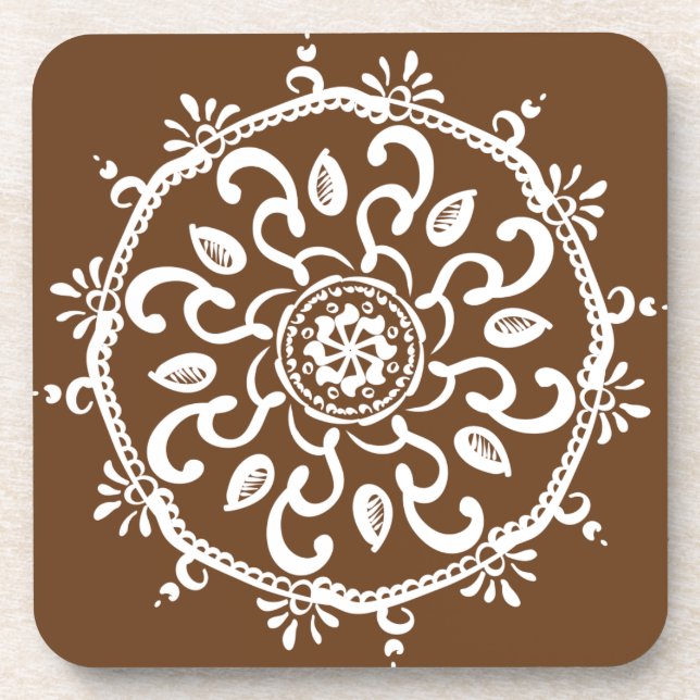 Porta-copo Acorn Mandala (Frente)