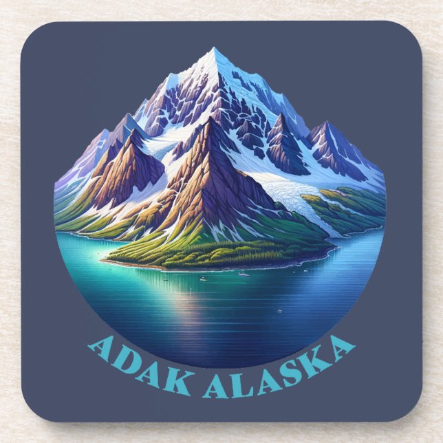 Porta-copo Adak Alaska (Frente)