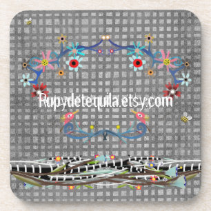 PORTA-COPO ADICIONE O SEU NOME NO COASTER