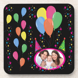 Porta-copo Adicione sua própria foto aos chapéus e balões do