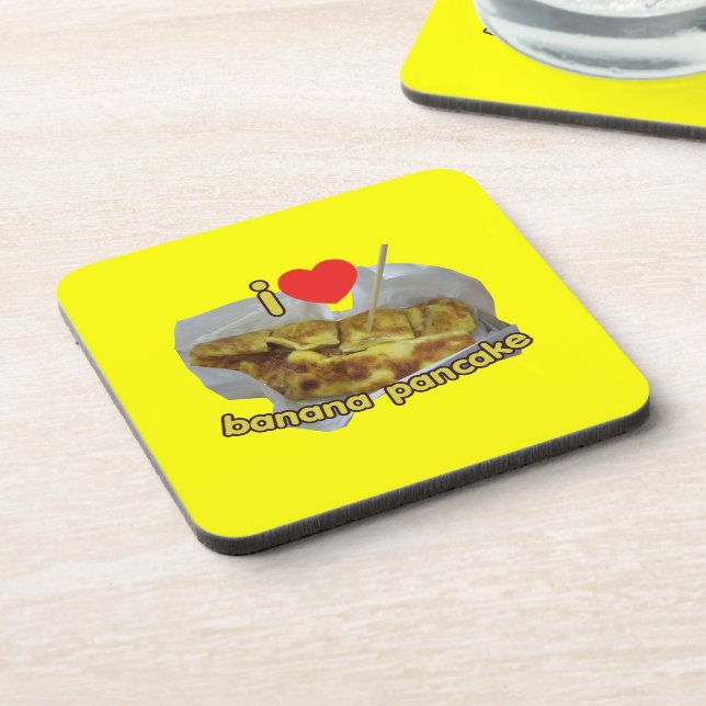 Porta-copo Adoro Banana Pancake... Comida da Rua Tailandesa (Left Side)