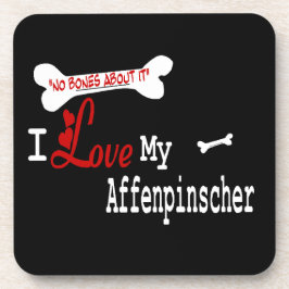 Porta-copo Affenpinscher I Love My