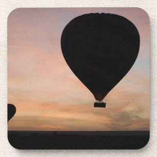 Porta-copo África, Quênia, Masai Mara. Dois balões desliza