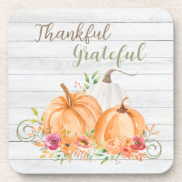 Porta-copo Agradeço muito | Abate de outono Aquarela