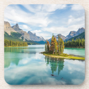 Porta-copo Água   Lago Maligne, Parque Nacional de Jasper, Ca