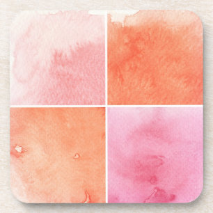 Porta-copo aguarela colorida