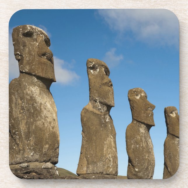 Porta-copo Ahu Akivi, Rapa Nui, Ilha de Páscoas, Chile 2 (Frente)