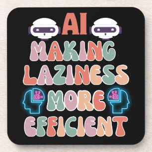 Porta-copo AI - Fazer Laziness - BG preto mais eficiente