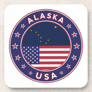 Porta-copo Alaska, camiseta do Alasca, adesivo do Alaska, sac