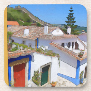 Porta-copo Aldeia de Watercolor