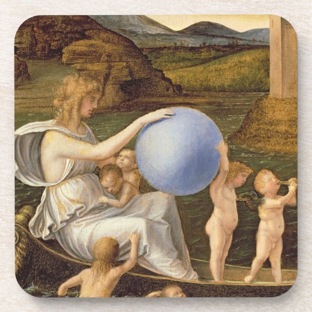 Porta-copo Alegoria da fortuna em mudança, ou melancolia (Frente)