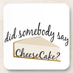 Porta-copo Alguém Disse Cheesecake?