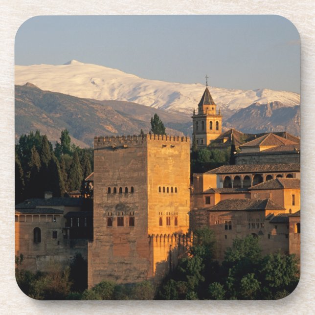 Porta-copo Alhambra; Granada; Andaslusia, Espanha, Serra (Frente)