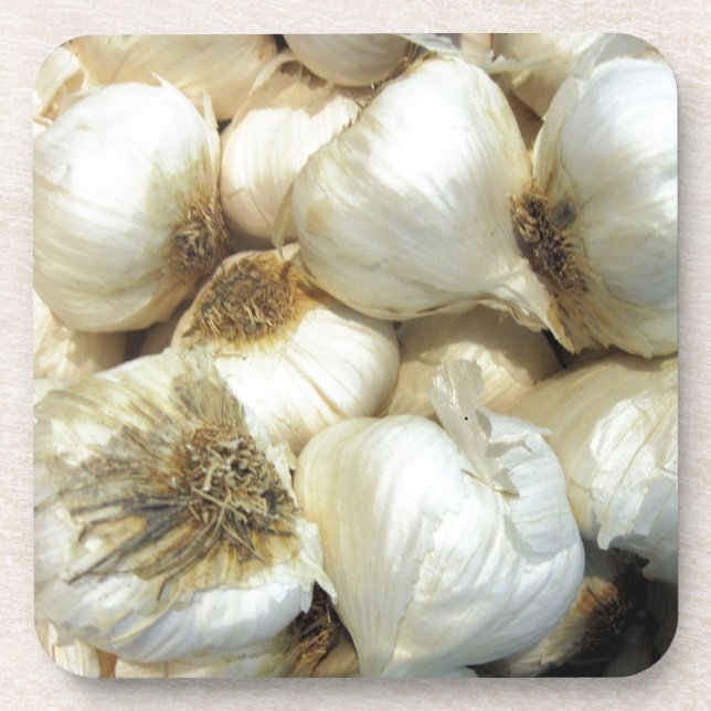 Porta-copo Alho saudável (Frente)