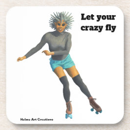 Porta-copo Alienígena Roller Skating Fantasy Plastic Porta co