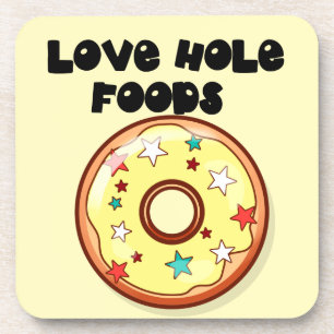 Porta-copo Alimentos do furo do amor