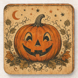 Porta-copo Almofada de lançamento de Halloween de Abóbora Vin