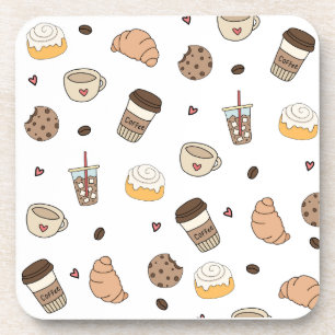 Porta-copo Almofada decorativa coffee lovers 