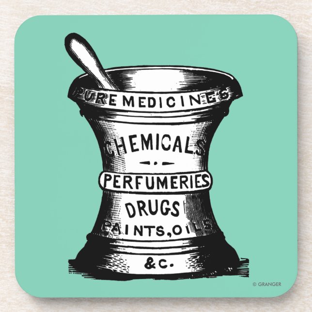 Porta-copo Almofariz e pilão (Frente)