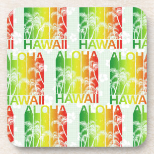 Porta-copo Aloha Hawaii Retro Summer Floral