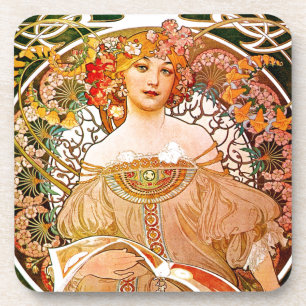 Porta-copo Alphonse Mucha Dreaming (Reverie)