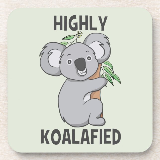 Porta-copo Altamente Koalafied Koala (Frente)