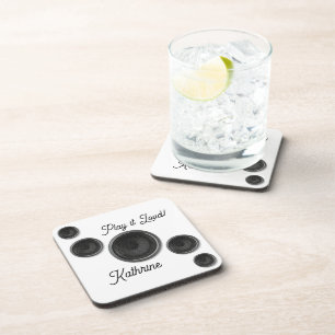 Porta-copo Alto-falantes Play it Loud Branco