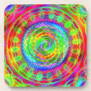 Porta-copo Alvo de Tiedye