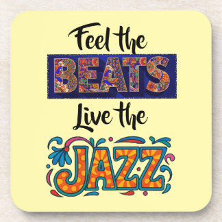Porta-copo amante da música jazz