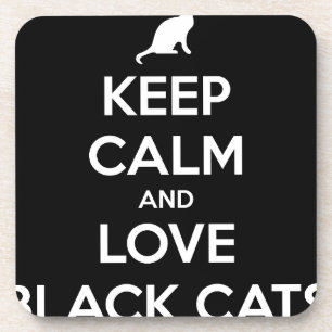 Porta-copo Amar Gatos Negros