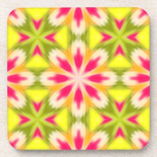 Porta-copo Amarelo e rosa