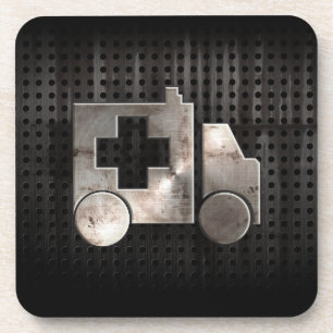 Porta-copo Ambulância áspera