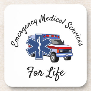 Porta-copo Ambulância EMS para Vida