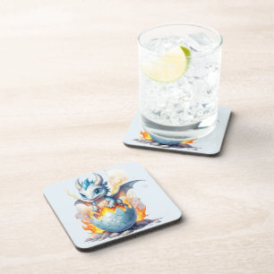 Porta-copo Ameaçador Dragão Azul Frostfire