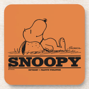 Porta-copo Amendoins   Descanso de Snoopy