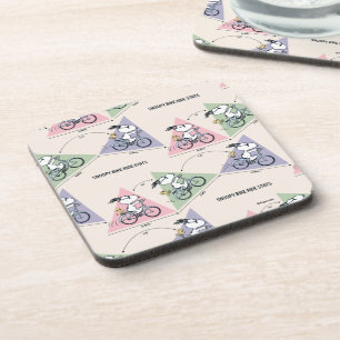 Porta-copo Amendoins   Estadas de bicicleta de esnoopia