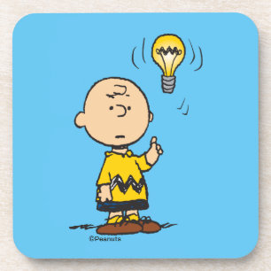 Porta-copo Amendoins   Ideia da lâmpada de Charlie Brown