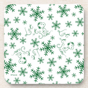 Porta-copo Amendoins Padrão De Neve De Noopy De Natal