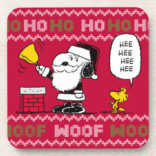 Porta-copo Amendoins Papais noeis de Snoopy & Woodstock Bell
