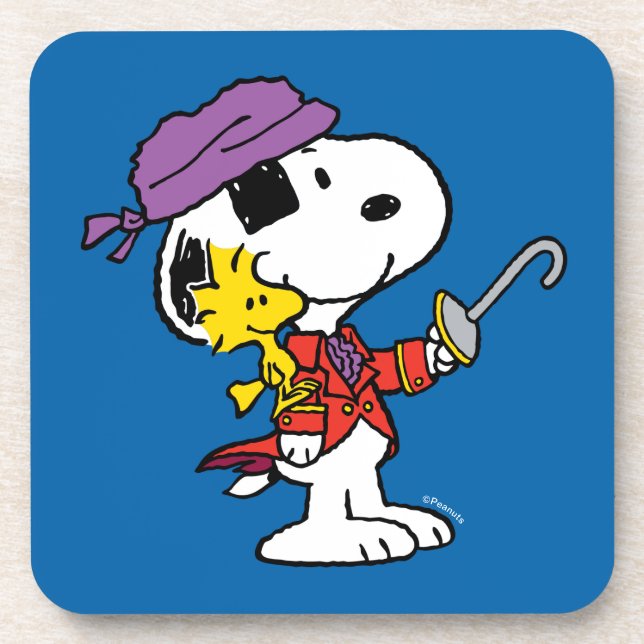 Porta-copo Amendoins | Piratas de Snoopy & Woodstock (Frente)