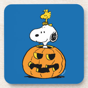 Porta-copo Amendoins   Pumpkin de Pop de Snoopy & Woodstock
