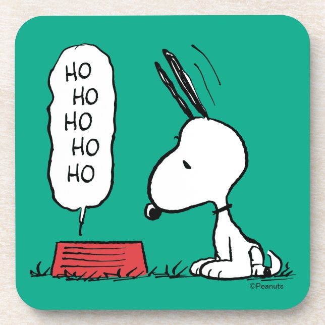 Porta-copo Amendoins | Snoopy Ho Ho Comida Dish (Frente)
