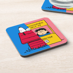 Porta-copo Amendoins   Snoopy & Lucy Half & Half