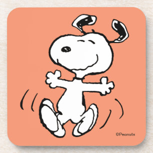 Porta-copo Amendoins Uma dança feliz snoopy