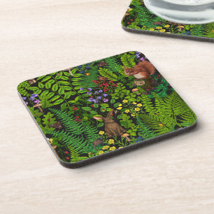 Porta-copo Amídalas e plantas florestais