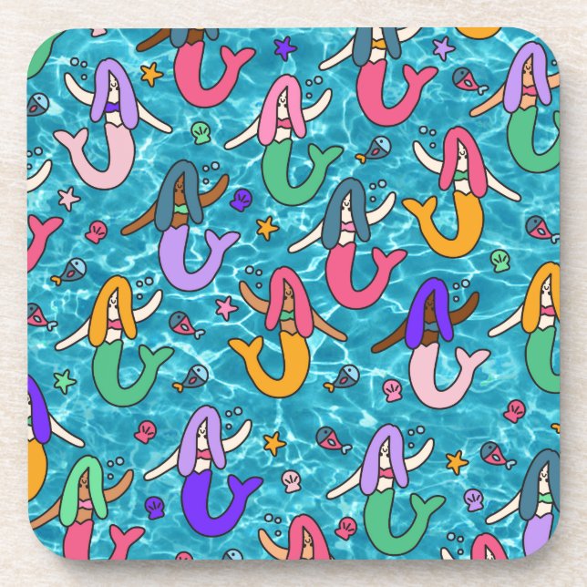 Porta-copo Amigos da Mermaid (Frente)